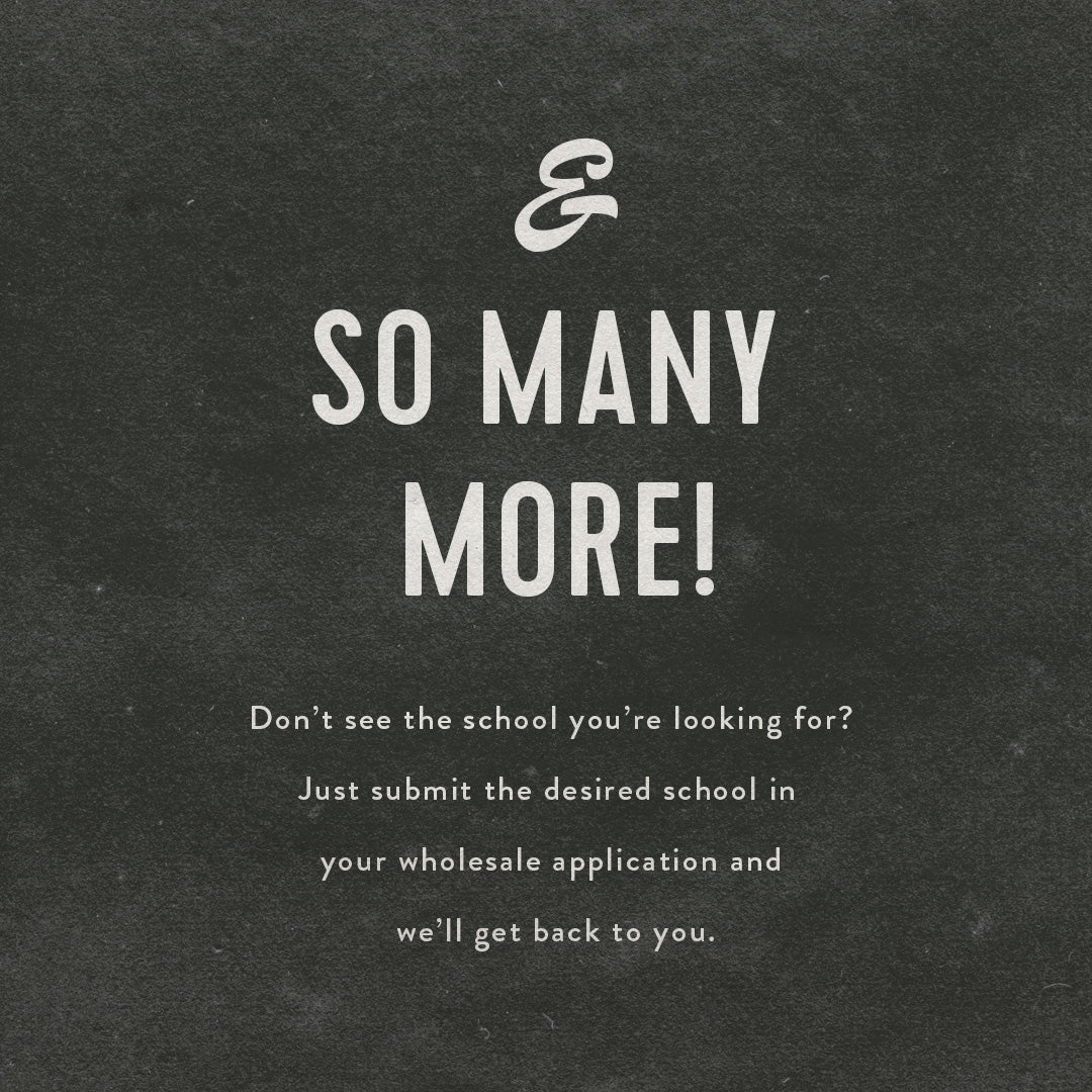 and so many more college licenses for wholesale apparel