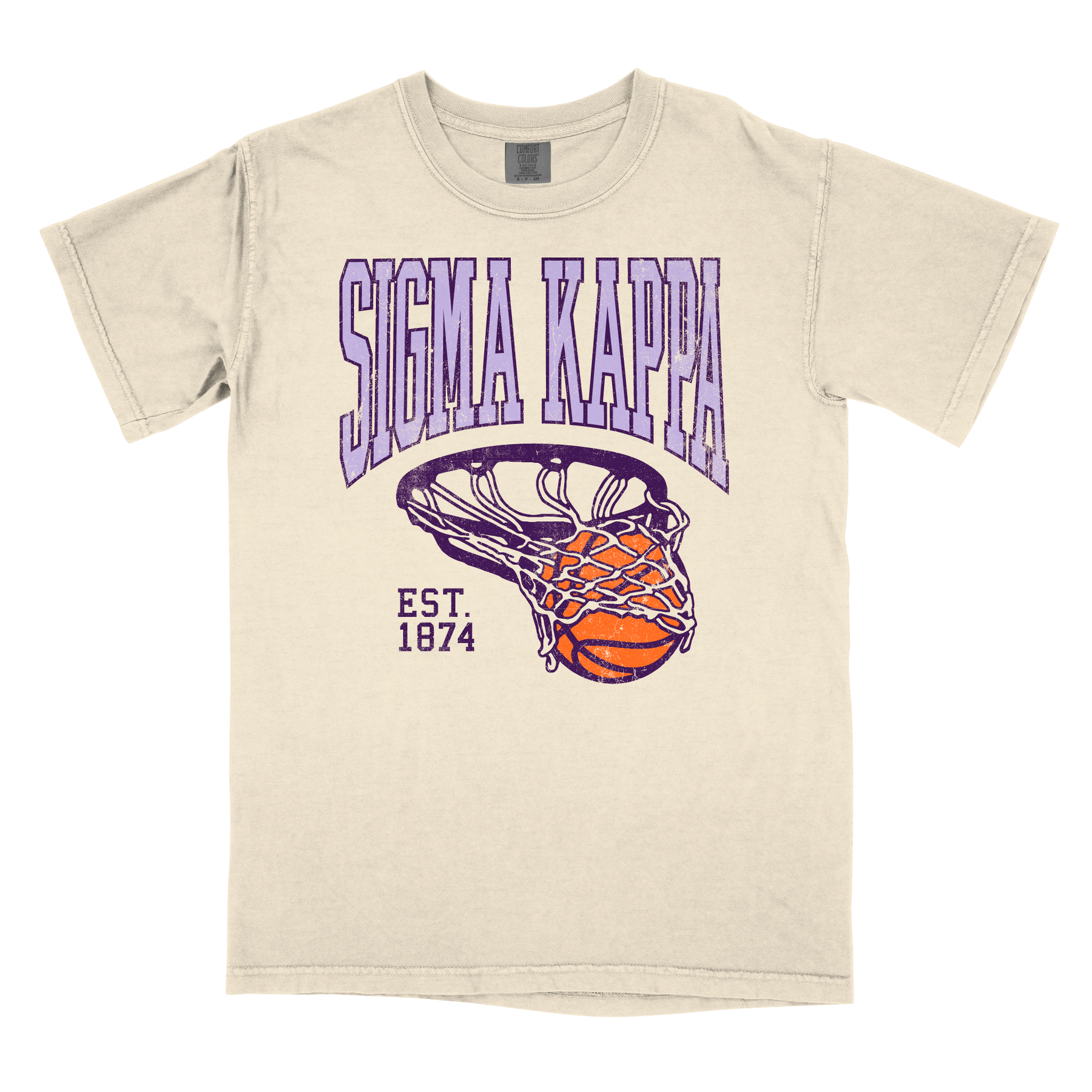 B-Unlimited Sales - Swish Tee (Sigma Kappa) - CC - 1717 - SS Crew - Ivory