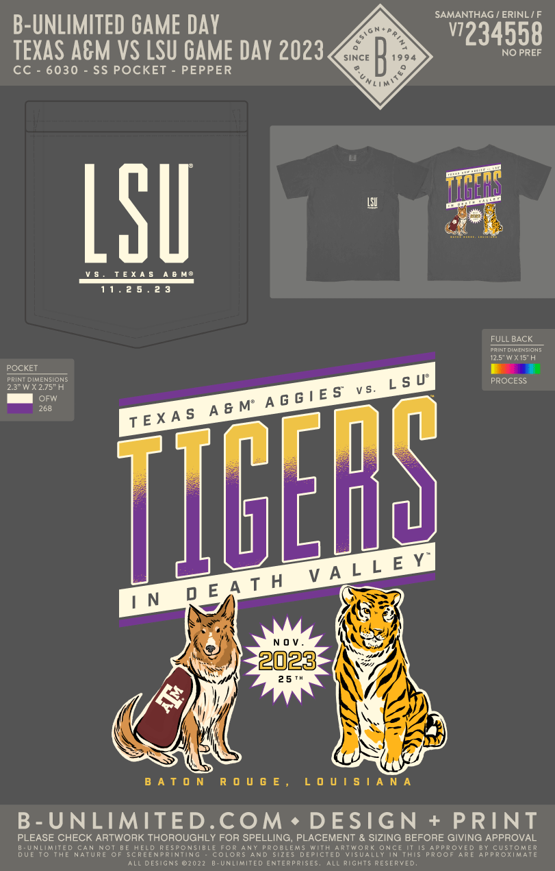 B-Unlimited Game Day - Texas A&M vs LSU Game Day 2023