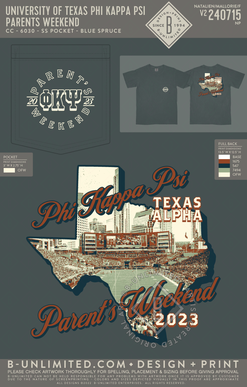 University of Texas Phi Kappa Psi Parents Weekend CC 6030