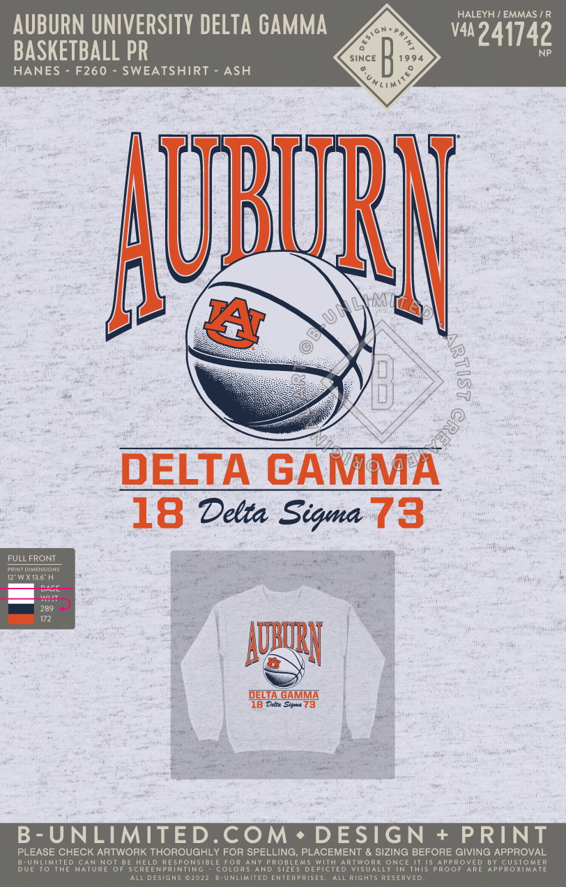 Auburn store basketball sweatshirt