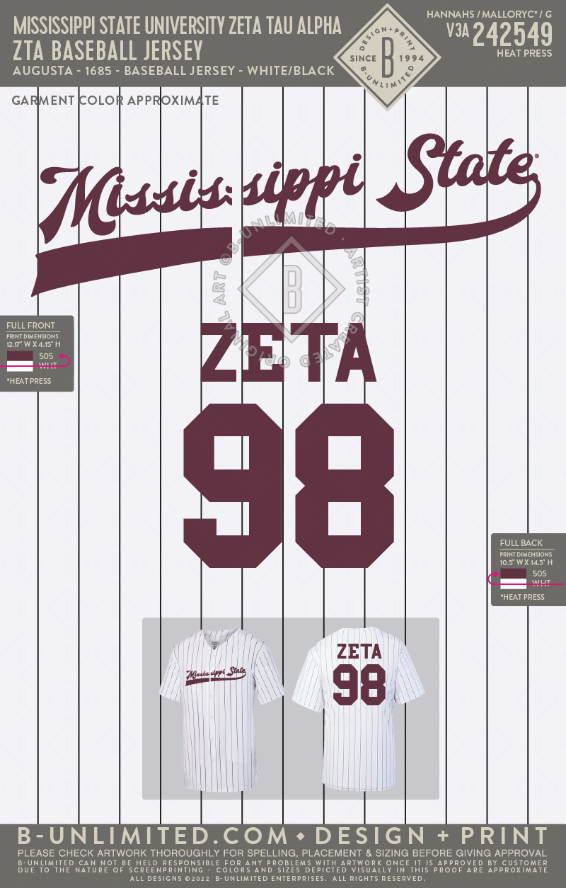 Mississippi state 2024 black baseball jersey