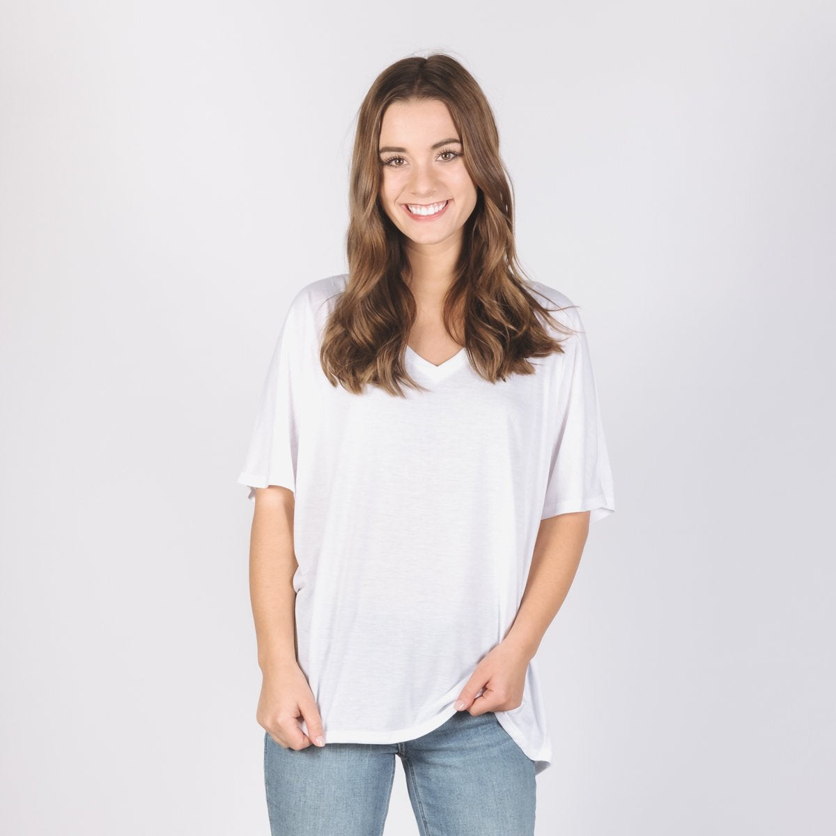 Bella Canvas 8815 Women s Slouchy V Neck Tee B Unlimited