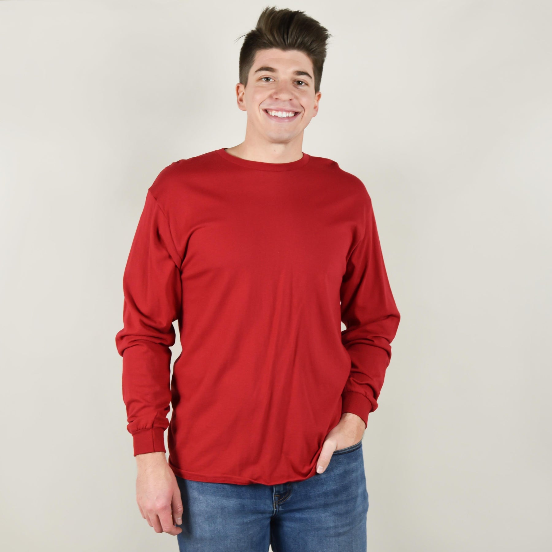 Delta Apparel 61748 Long Sleeve Crew