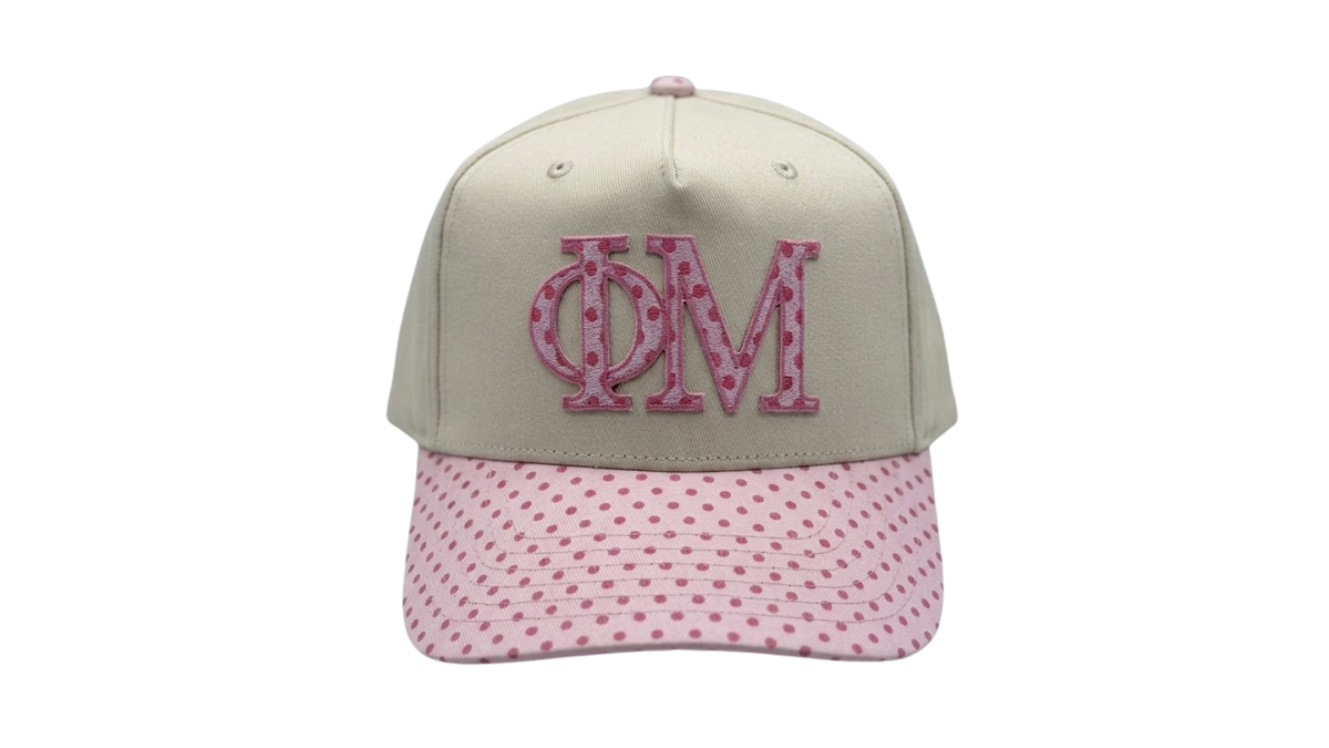 B-Unlimited Greek - Dots for Days Hat Phi Mu