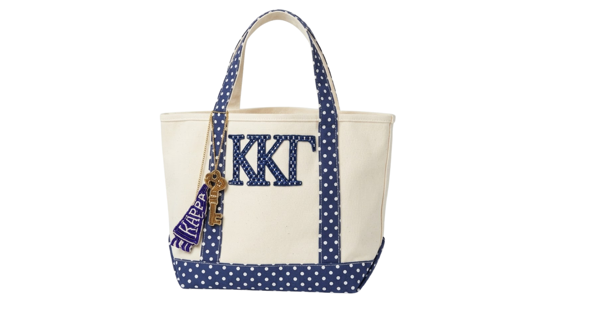 B-Unlimited Greek - Dots for Days Tote KKG