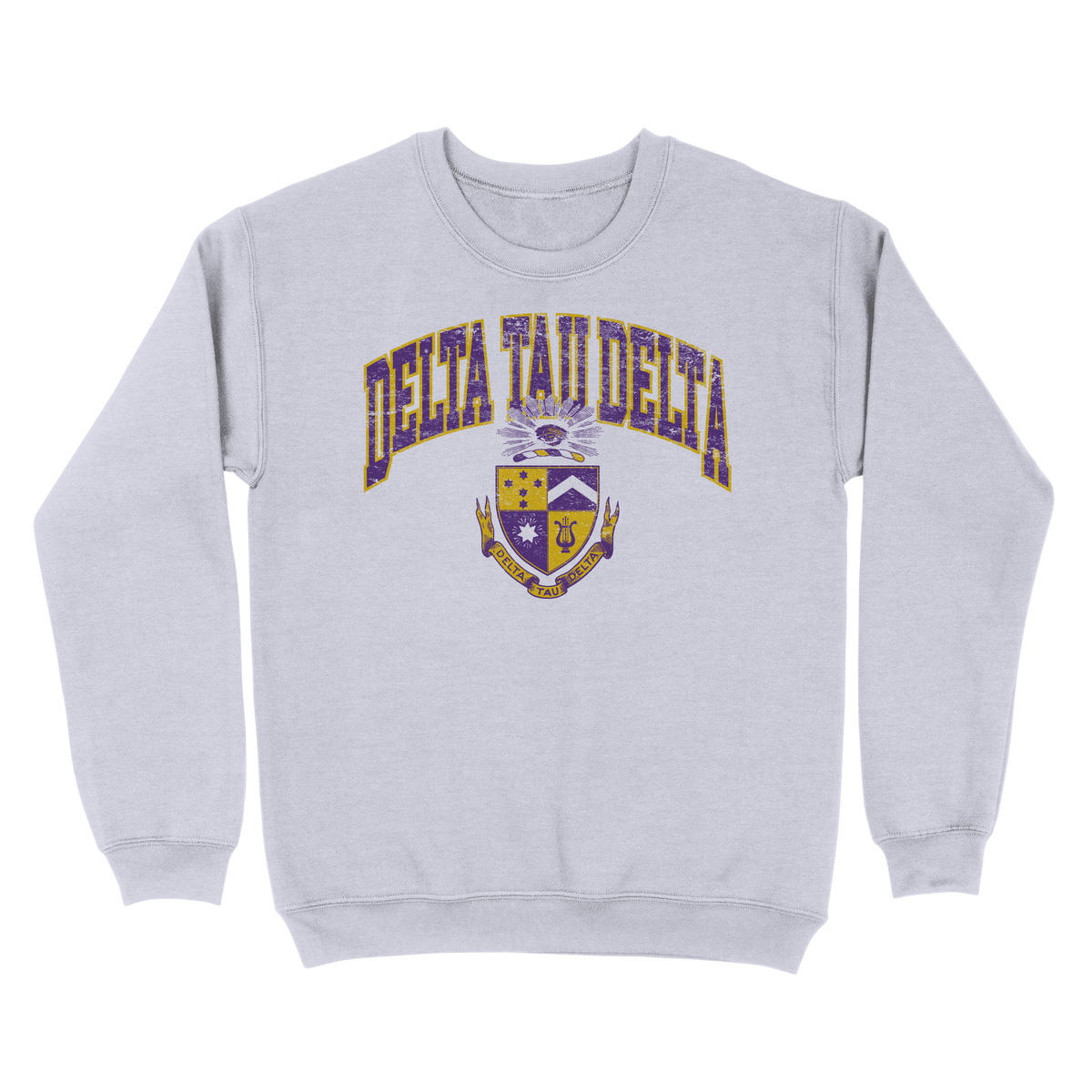 B-Greek - Crest Crewneck [S26] - Delta Tau Delta