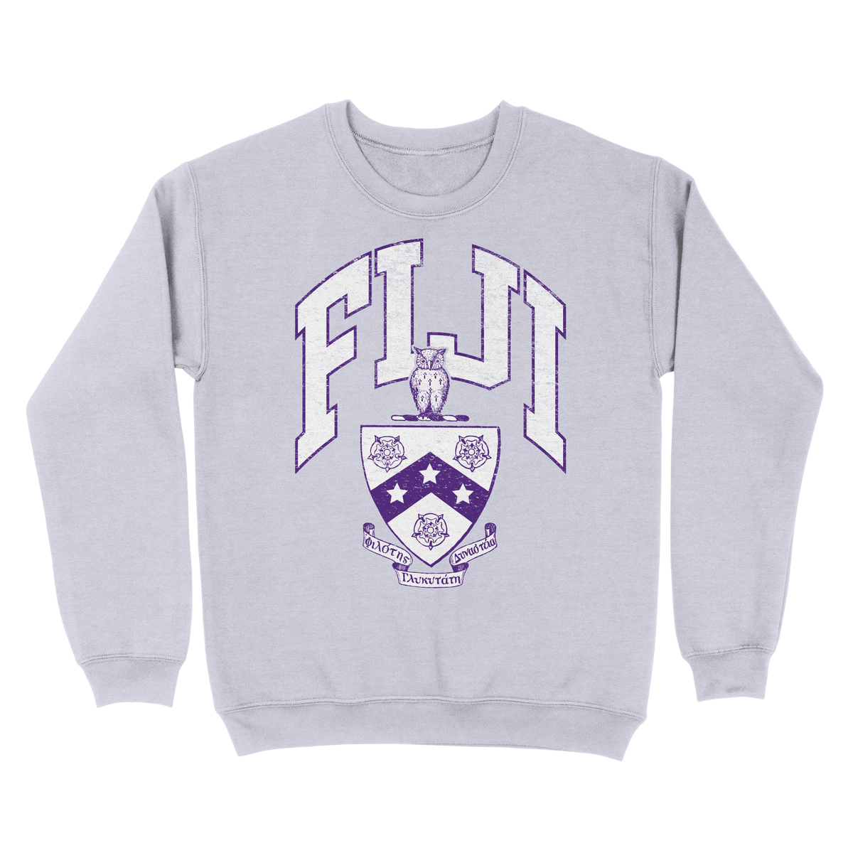 B-Greek - Crest Crewneck [S26] - FIJI