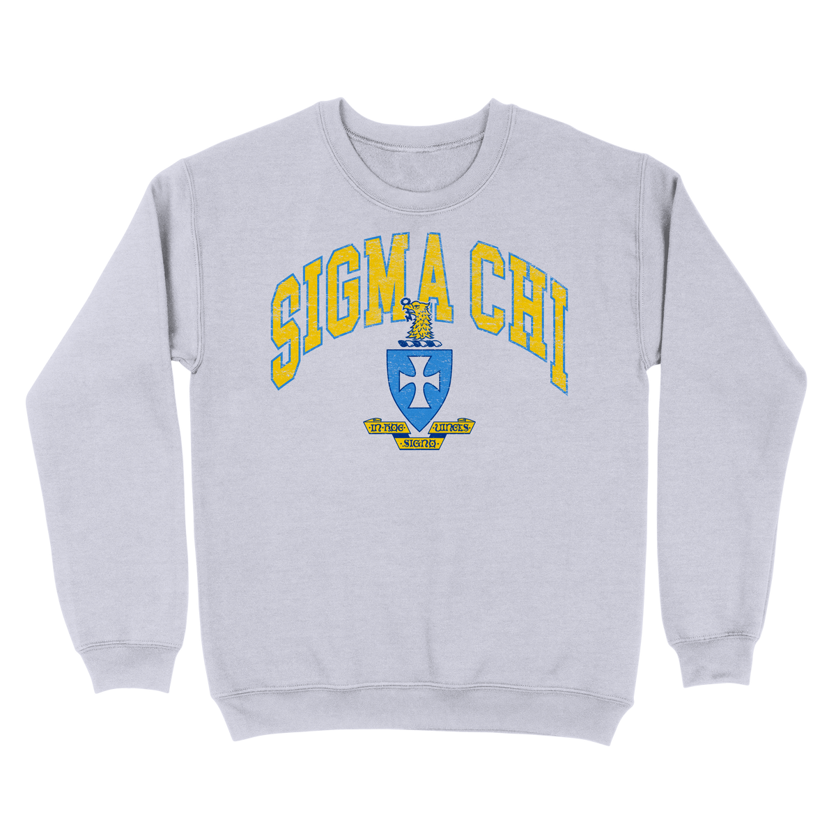 B-Greek -  Vintage Crest Crewneck - Sigma Chi