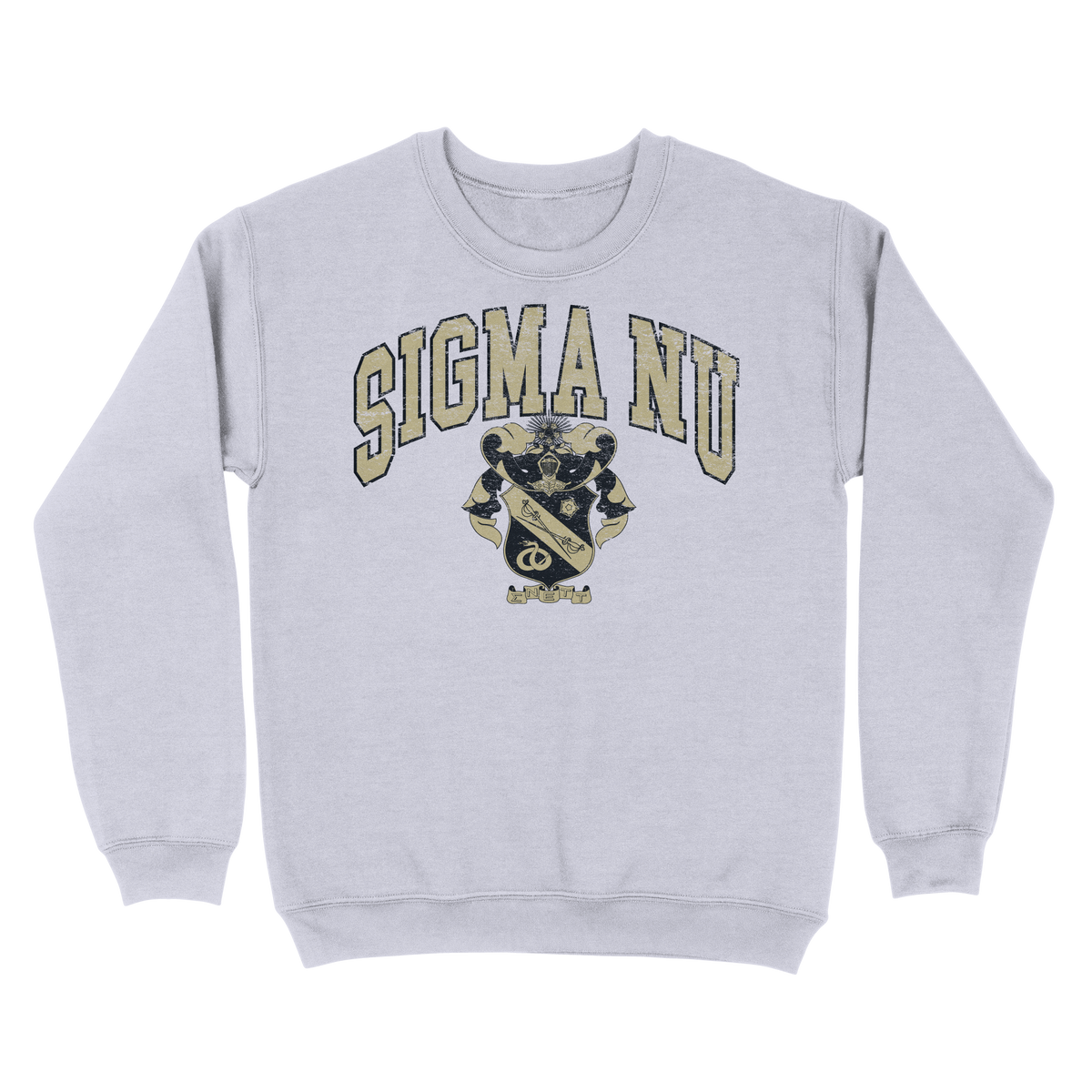 B-Greek -  Vintage Crest Crewneck - Sigma Nu