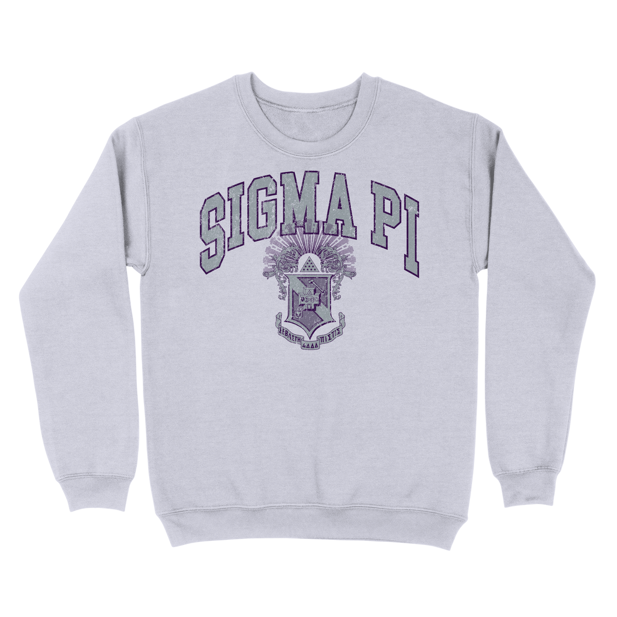 B-Greek -  Vintage Crest Crewneck - Sigma Pi
