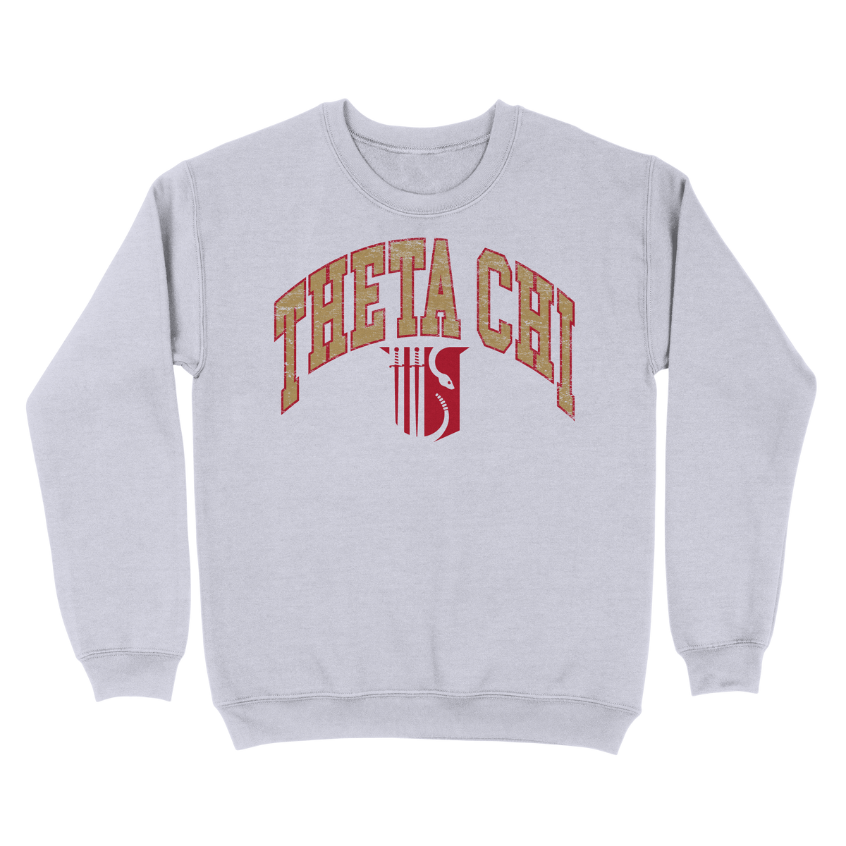 B-Greek -  Vintage Crest Crewneck - Theta Chi