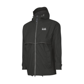 B-Unlimited Greek - Rain Jacket (SAE) - Charles River - 9199 - New Englander Rain Jacket - Black