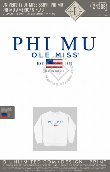Phi mu corded sweatshirt online