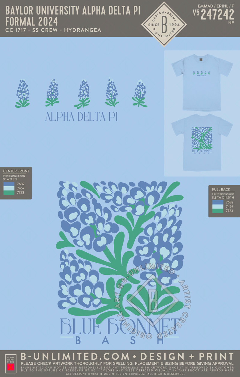 Baylor University Alpha Delta Pi Formal 2024 CC 1717 SS Crew