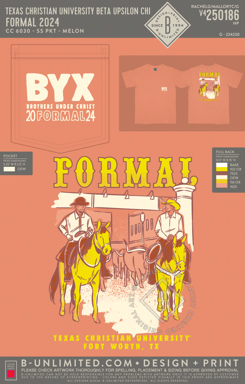 Texas Christian University Beta Upsilon Chi Formal 2024 CC 6030