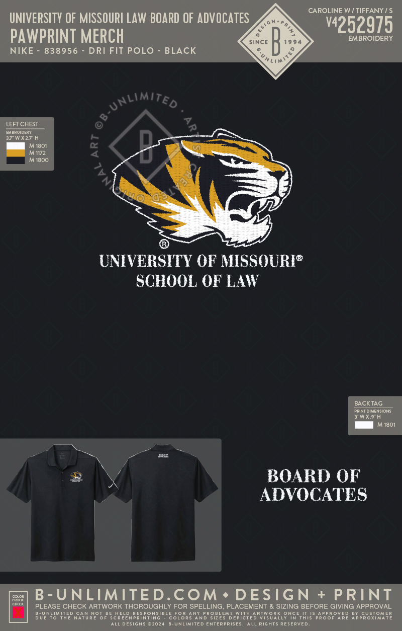 University of Missouri Law Board of Advocates - Pawprint