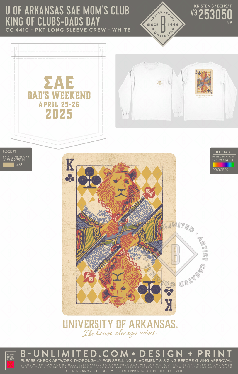 University of Arkansas Sigma Alpha Epsilon Mom's Club – B