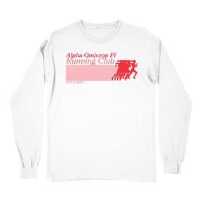 B-Greek - Running Club Long Sleeve - Alpha Omicron Pi