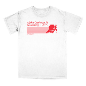 B-Greek - Running Club Short Sleeve - Alpha Omicron Pi