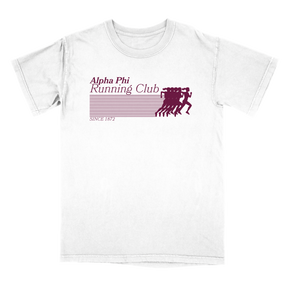 B-Greek - Running Club Short Sleeve - Alpha Phi