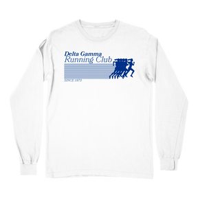 B-Greek - Running Club Long Sleeve - Delta Gamma