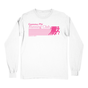 B-Greek - Running Club Long Sleeve - Gamma Phi Beta