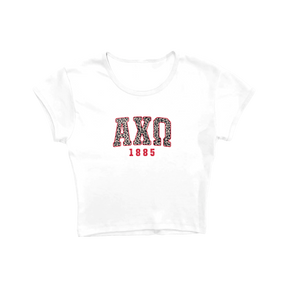 B-Greek - Cheetah Baby Tee - Alpha Chi Omega