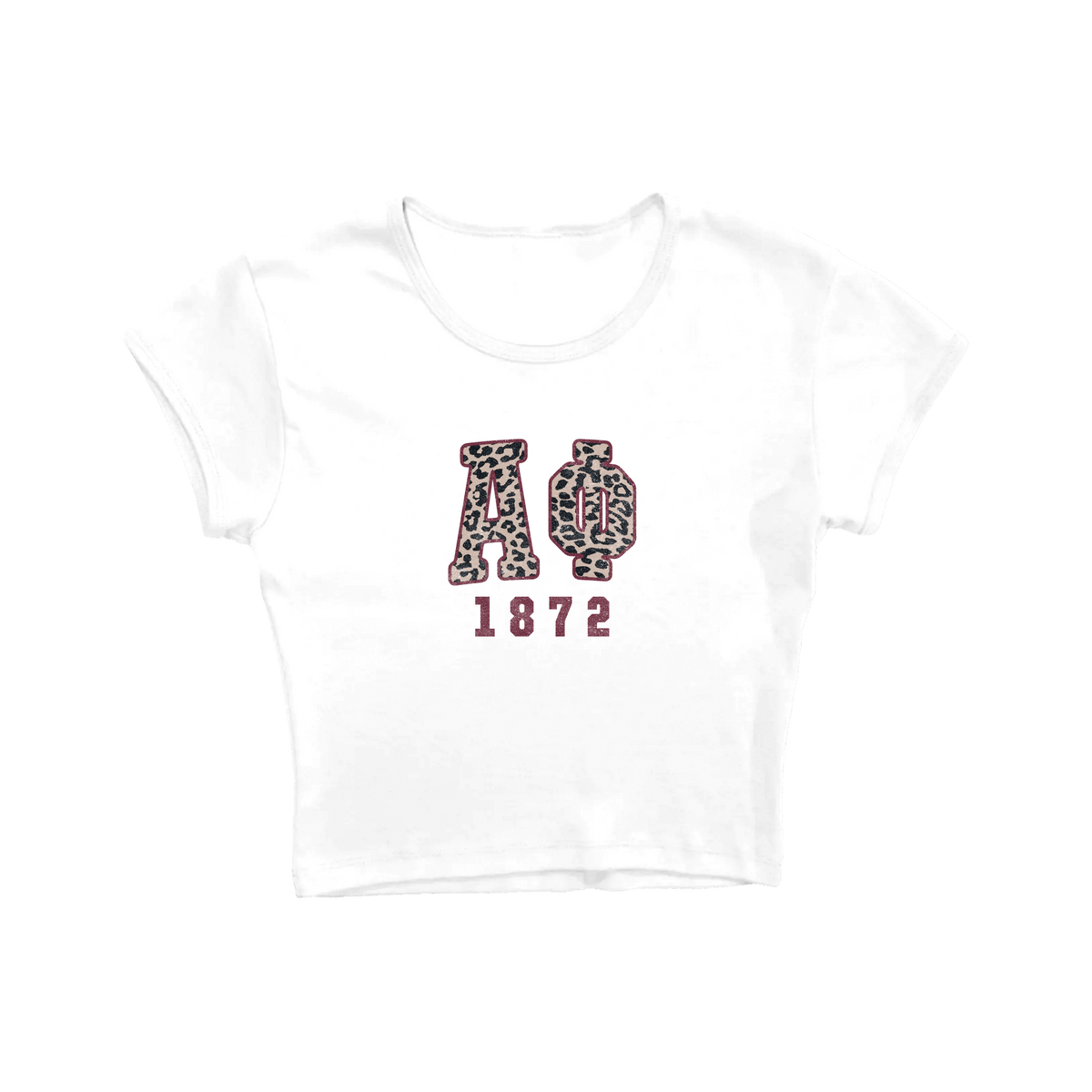 B-Greek - Cheetah Baby Tee - Alpha Phi