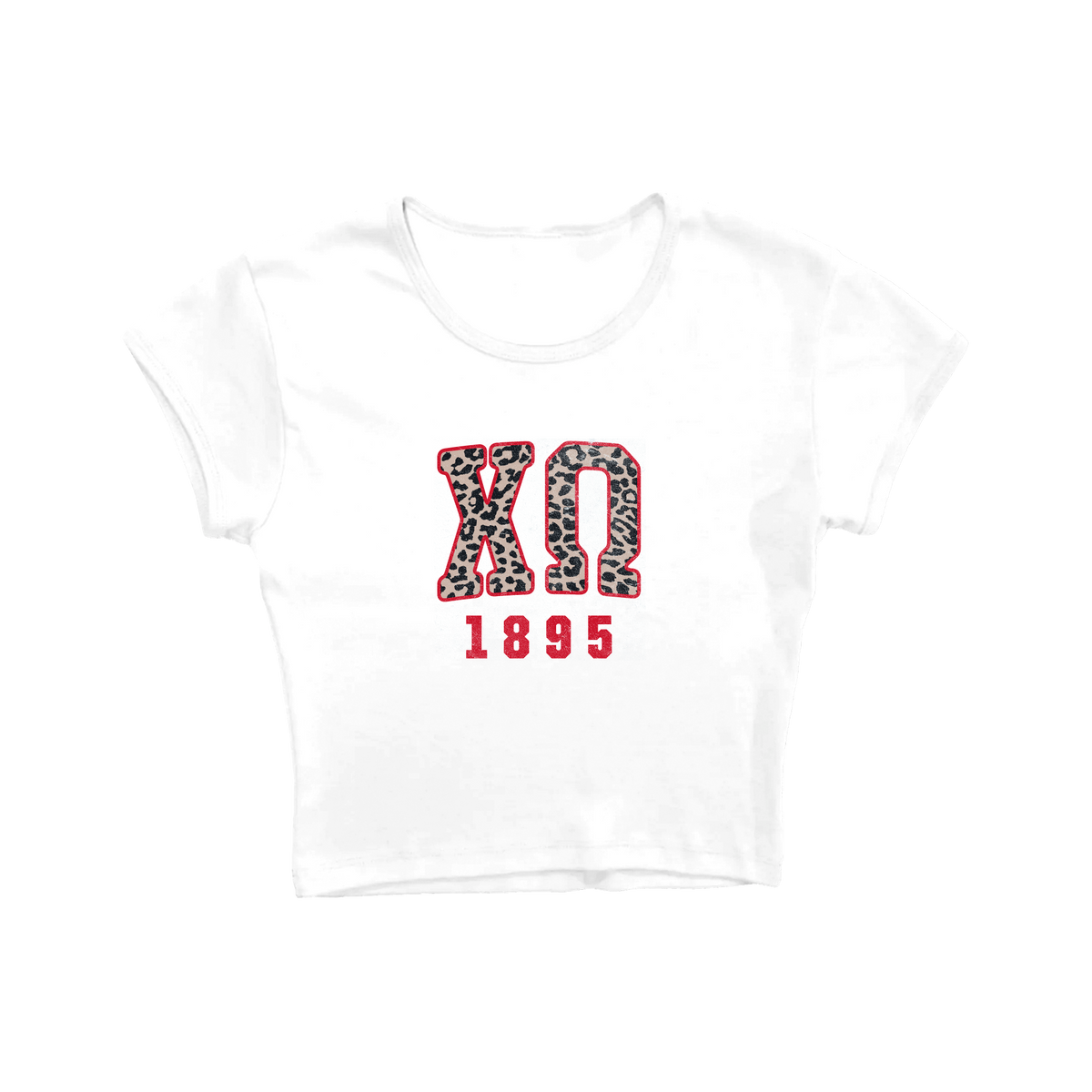 B-Greek - Cheetah Baby Tee - Chi Omega