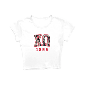 B-Greek - Cheetah Baby Tee - Chi Omega