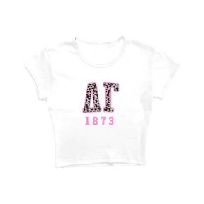 B-Greek - Cheetah Baby Tee - Delta Gamma