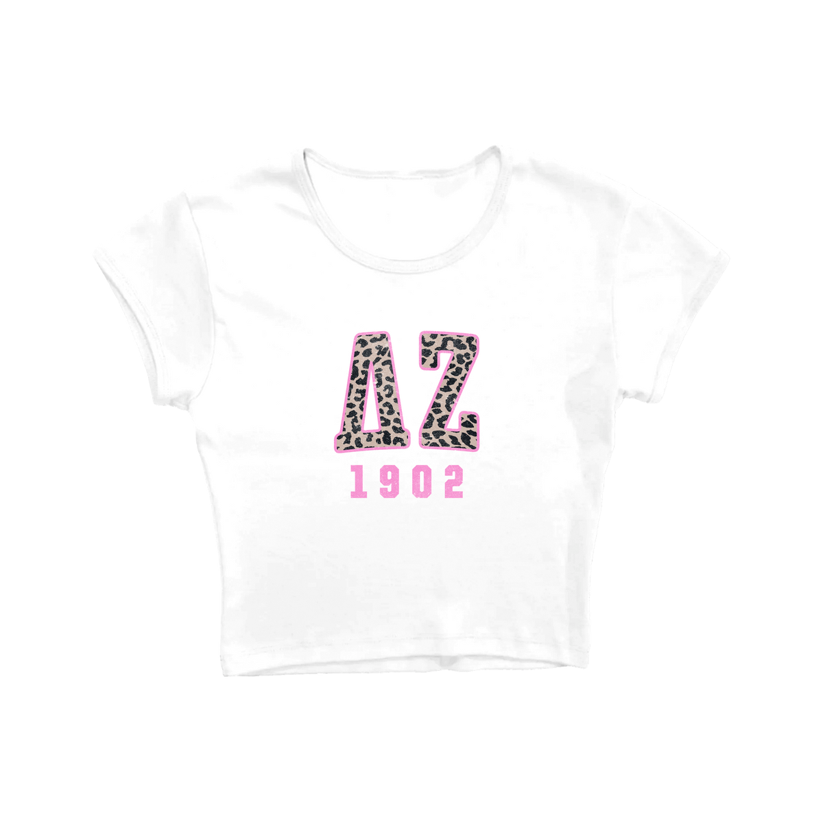 B-Greek - Cheetah Baby Tee - Delta Zeta