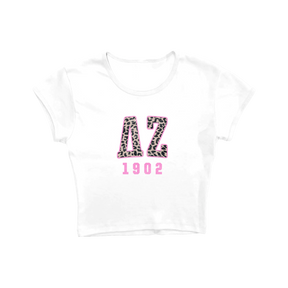 B-Greek - Cheetah Baby Tee - Delta Zeta