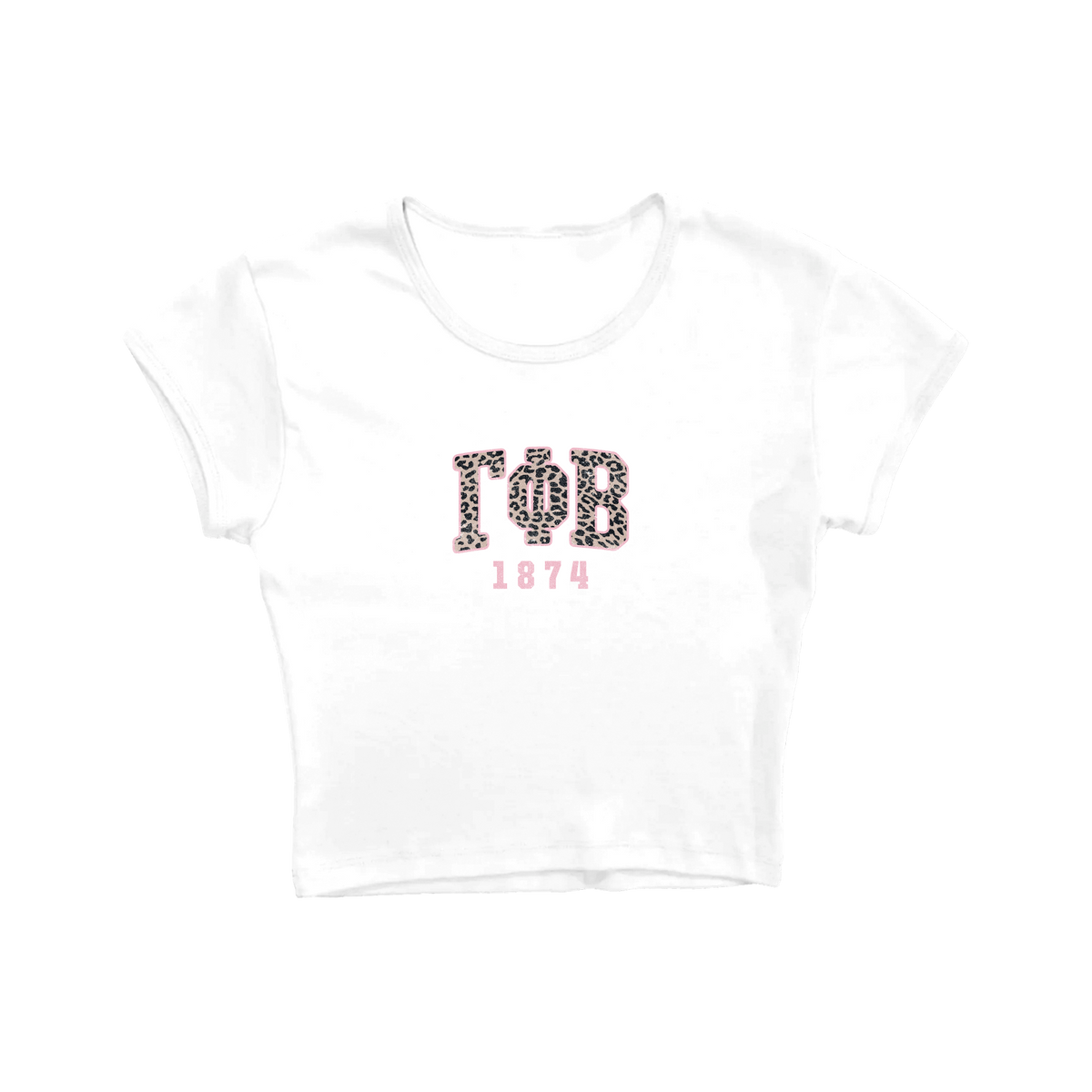 B-Greek - Cheetah Baby Tee - Gamma Phi Beta
