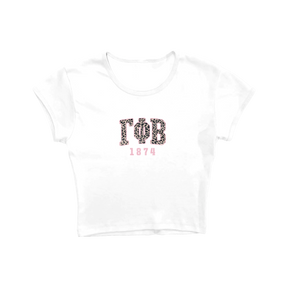 B-Greek - Cheetah Baby Tee - Gamma Phi Beta