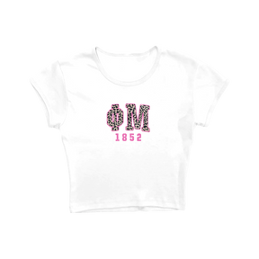 B-Greek - Cheetah Baby Tee - Phi Mu