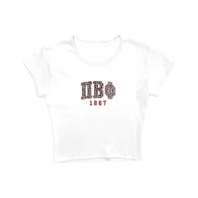 B-Greek - Cheetah Baby Tee - Pi Beta Phi