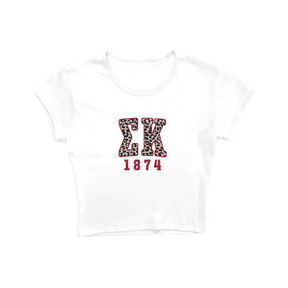 B-Greek - Cheetah Baby Tee - Sigma Kappa