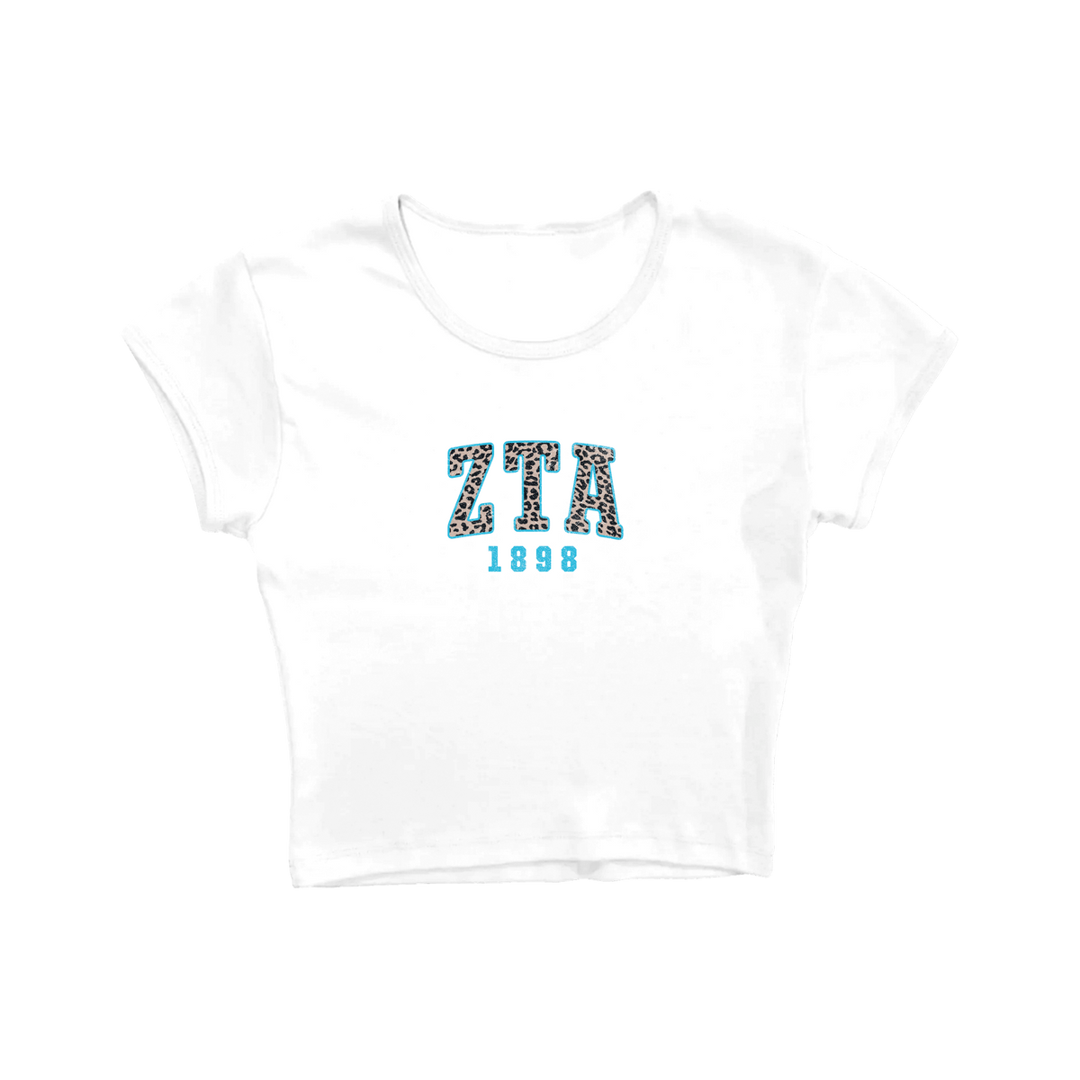 B-Greek - Cheetah Baby Tee - Zeta Tau Alpha