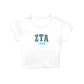 B-Greek - Cheetah Baby Tee - Zeta Tau Alpha