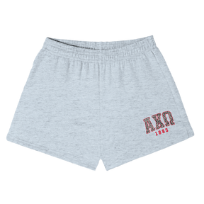 B-Greek - Cheetah Shorts - Alpha Chi Omega