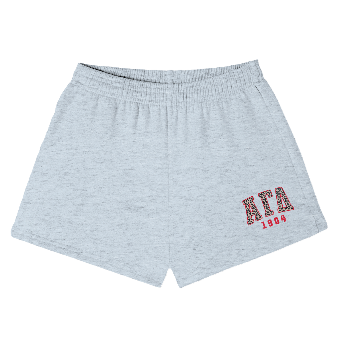B-Greek - Cheetah Shorts - Alpha Gamma Delta