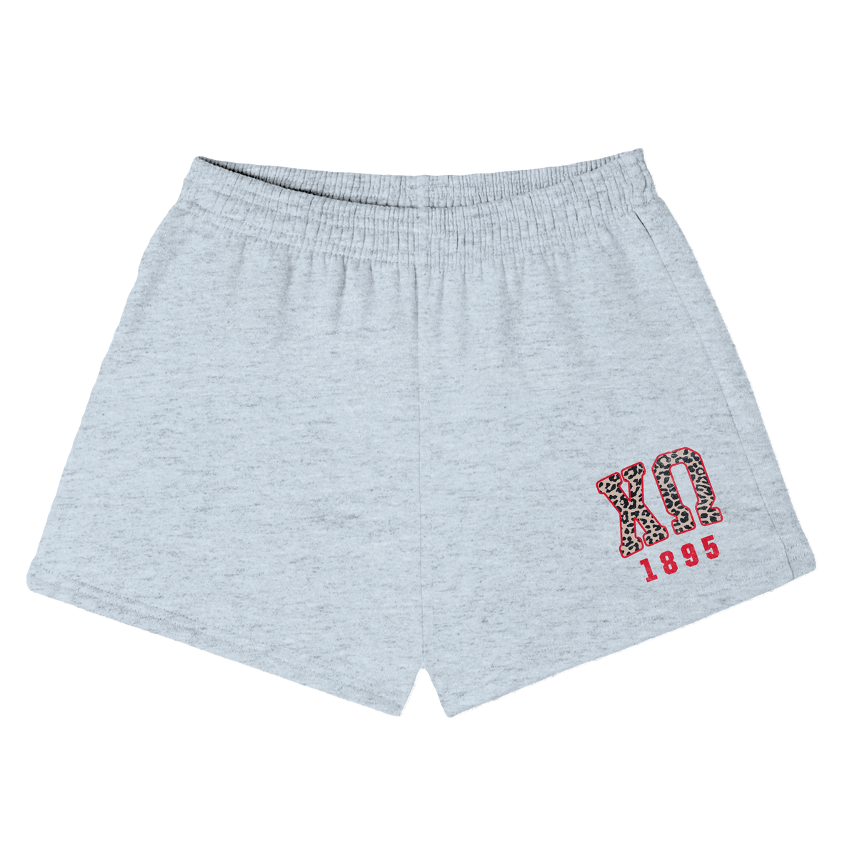 B-Greek - Cheetah Shorts - Chi Omega