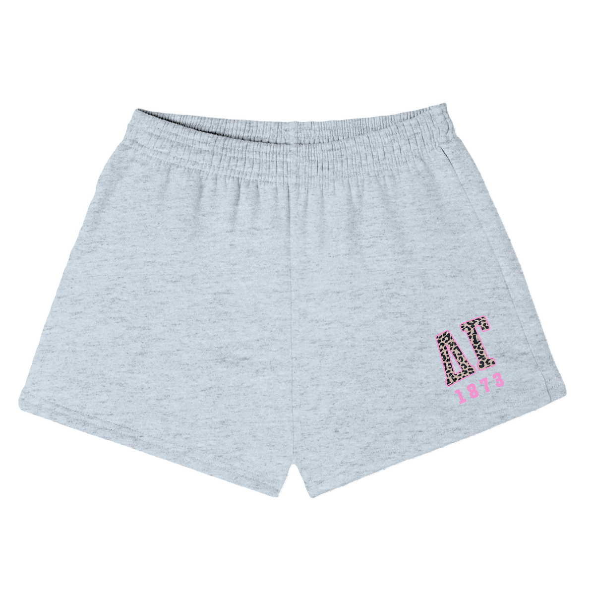 B-Greek - Cheetah Shorts - Delta Gamma