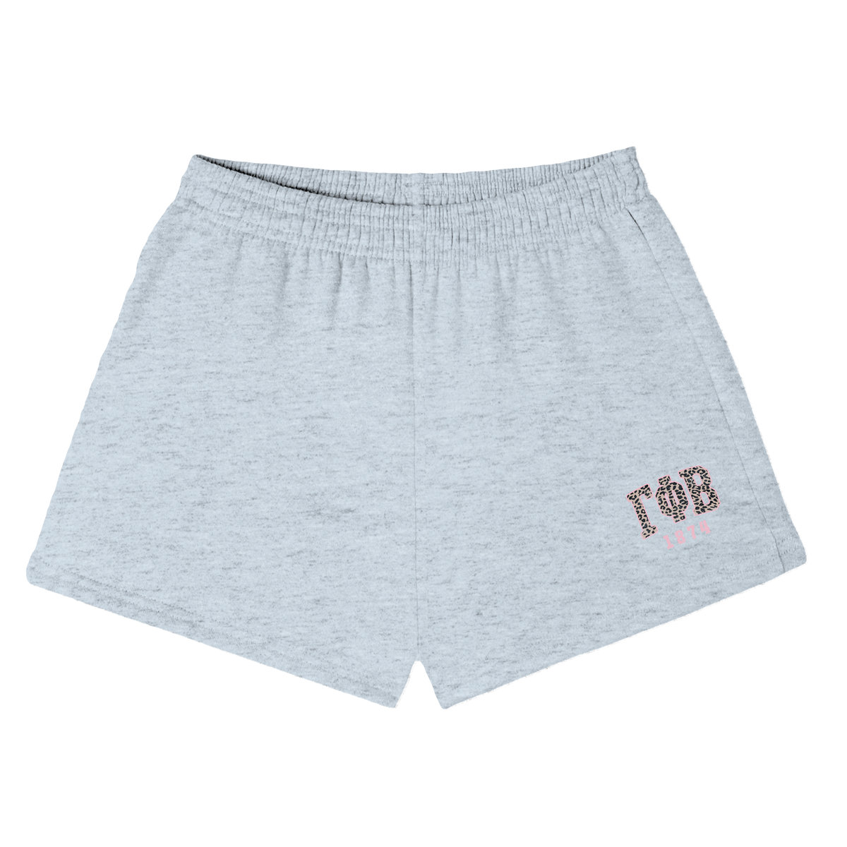 B-Greek - Cheetah Shorts - Gamma Phi Beta