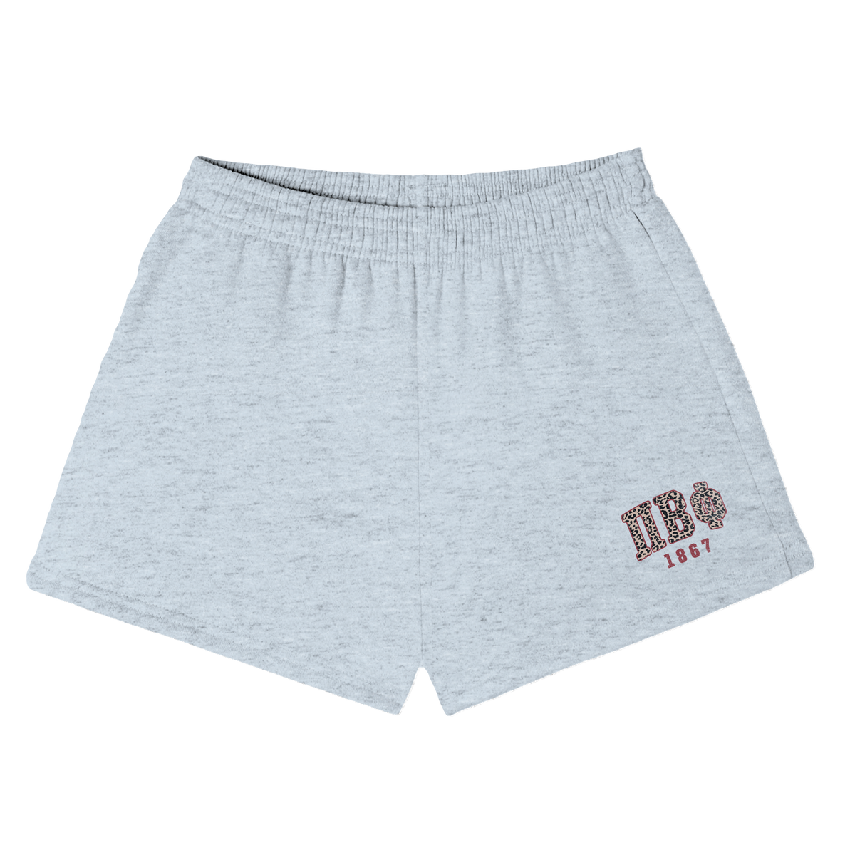 B-Greek - Cheetah Shorts - Pi Beta Phi