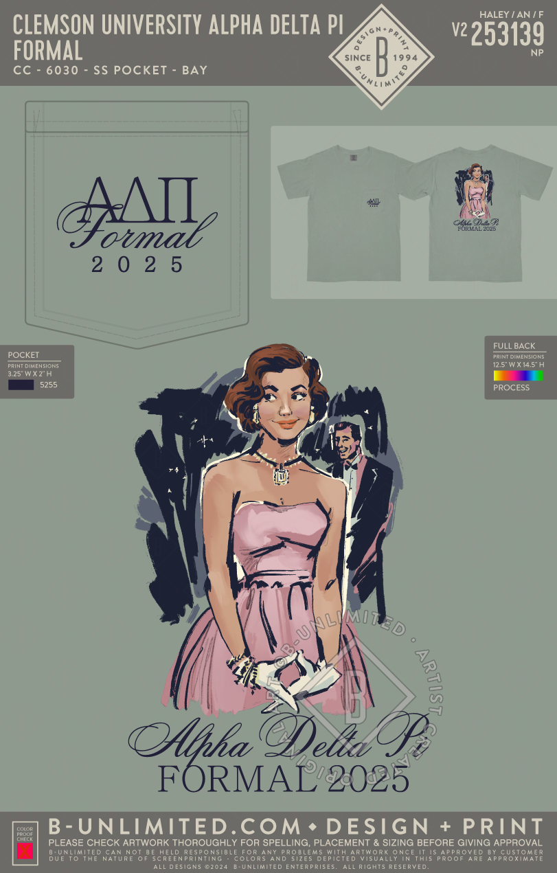 Clemson University Alpha Delta Pi - Formal (EOS25) - CC - 6030 - SS Pocket - Bay