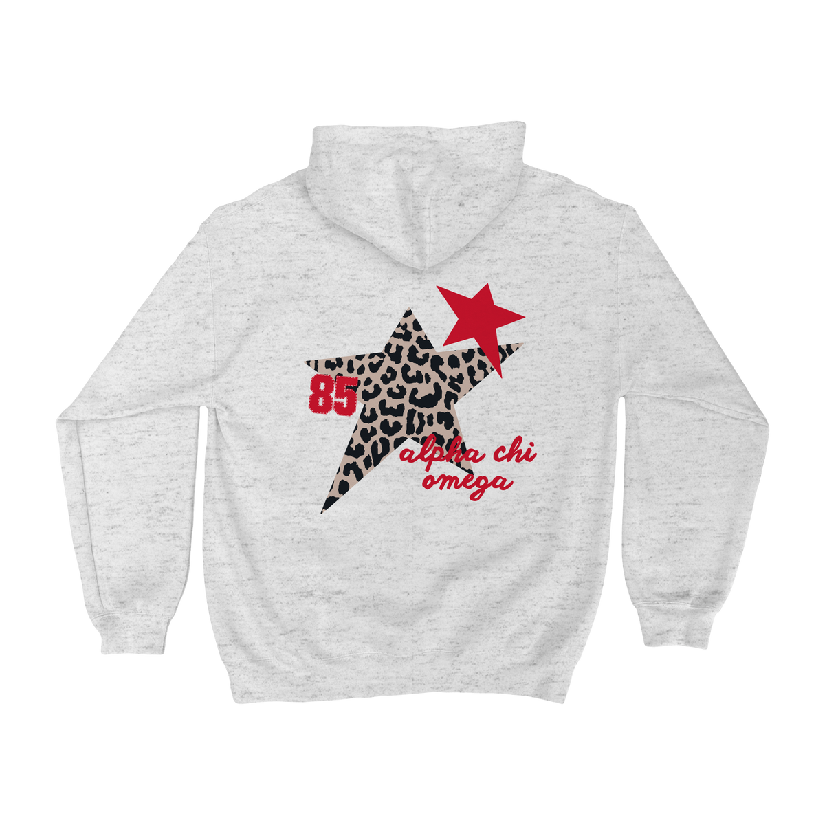 B-Greek - Cheetah Hoodie - Alpha Chi Omega