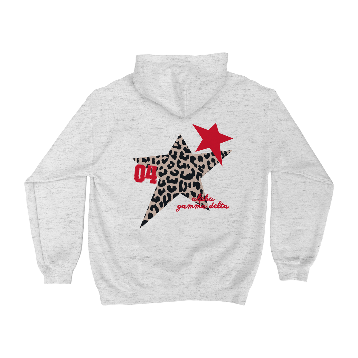 B-Greek - Cheetah Hoodie - Alpha Gamma Delta